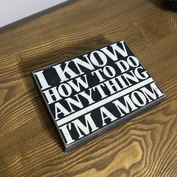 Wood Mom Quote Block- Home Decor - Picture 6 of 7